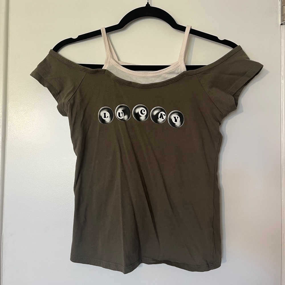 Layered Short Sleeve Top